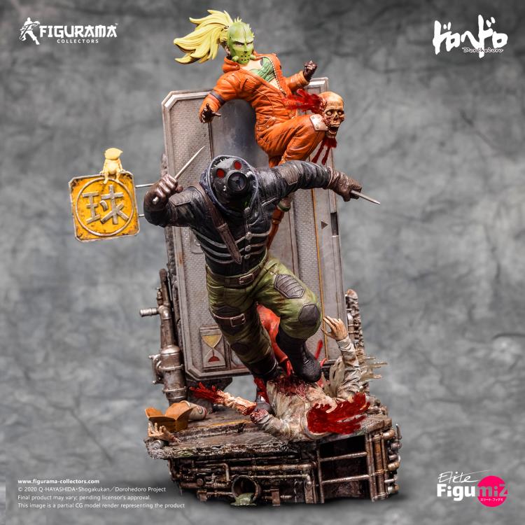 Dorohedoro Elite FigumiZ Caiman & Nikaido 1/8 Scale Limited Edition Statue Gallery Image 9
