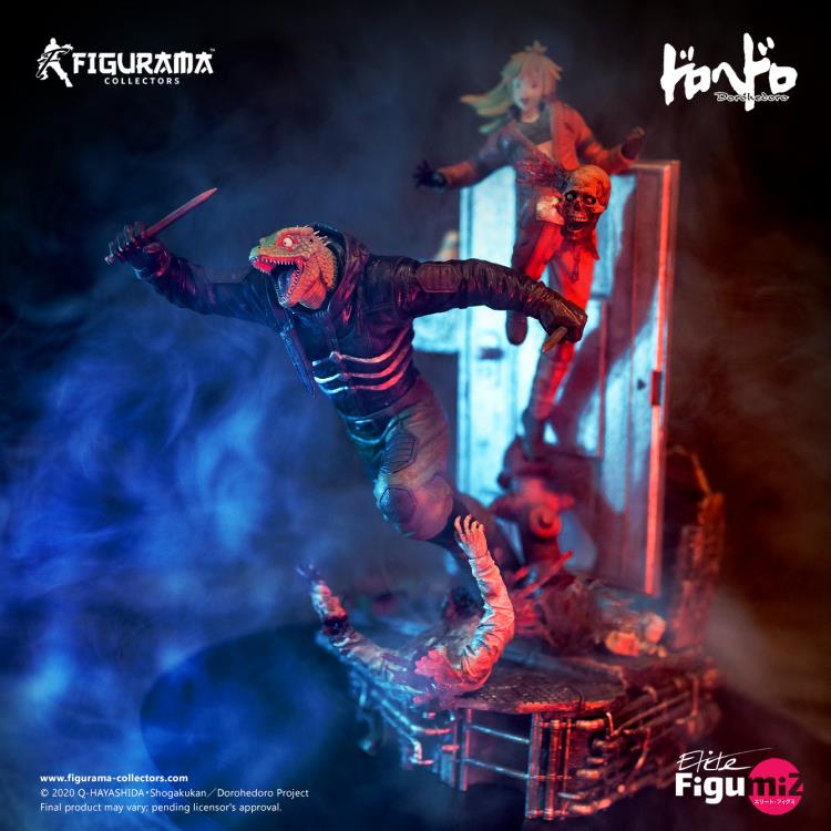 Dorohedoro Elite FigumiZ Caiman & Nikaido 1/8 Scale Limited Edition Statue Gallery Image 6