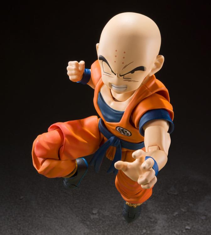 Dragon Ball Z S.H.Figuarts Krillin (Earth's Strongest Man) Action Figure Gallery Image 7