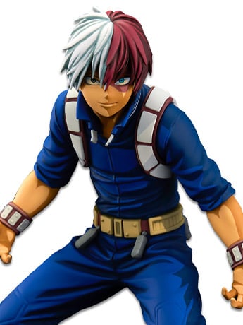My Hero Academia World Figure Colosseum Super Master Stars Piece Shoto Todoroki (Two Dimensions) Gallery Image 2