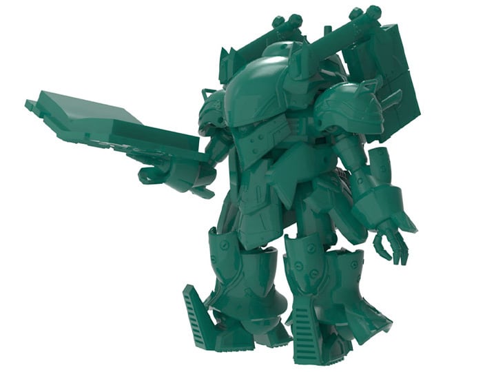 New Sakura Wars Spiricle Striker Mugen (Claris Unit) 1/35 Scale Model Kit Gallery Image 1