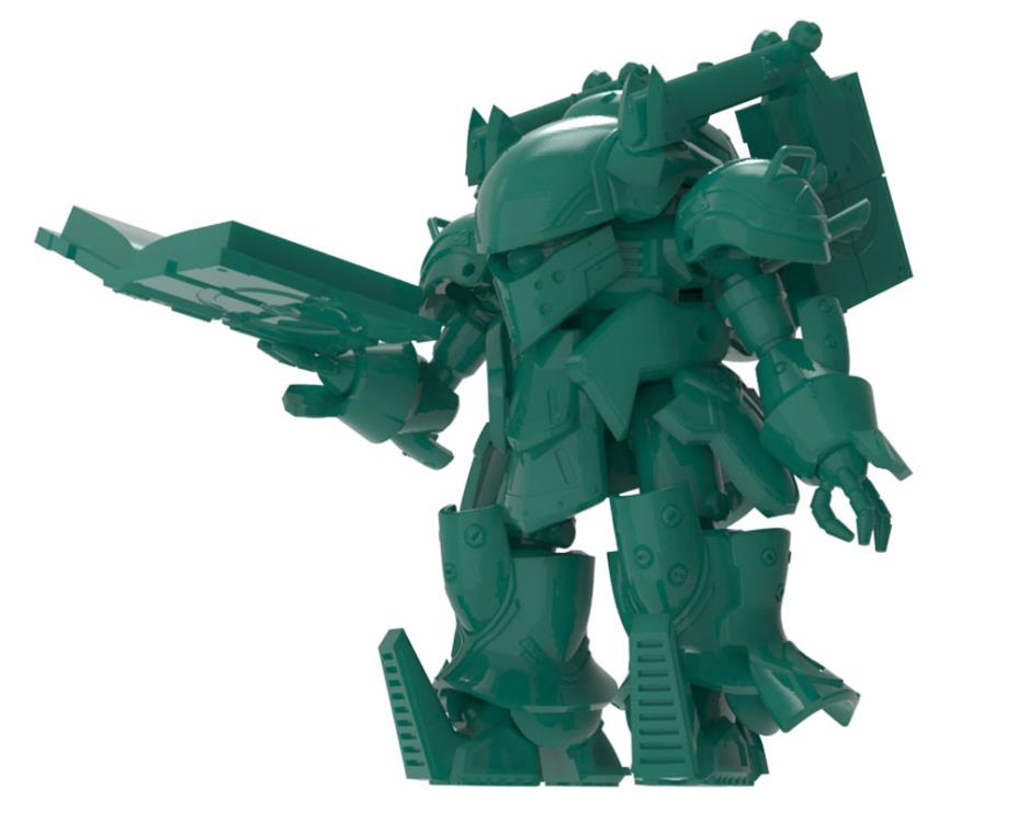 New Sakura Wars Spiricle Striker Mugen (Claris Unit) 1/35 Scale Model Kit Gallery Image 4