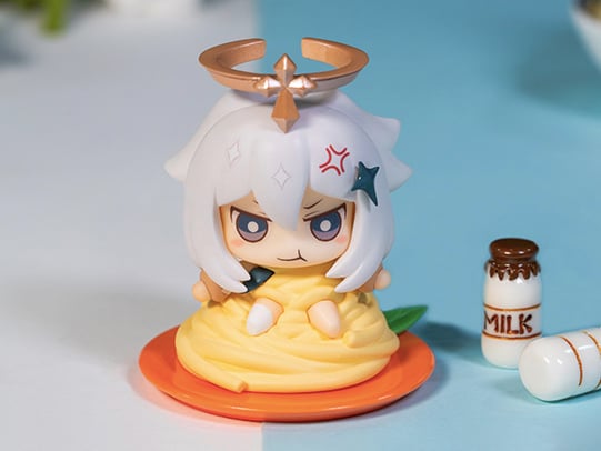 Genshin Impact Mascot Figure Collection Paimon is NOT EMERGENCY FOOD! Boxed Set of 6 Figures Gallery Image 8