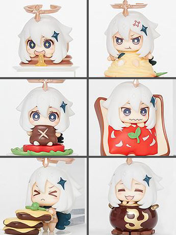 Genshin Impact Mascot Figure Collection Paimon is NOT EMERGENCY FOOD! Boxed Set of 6 Figures Gallery Image 2