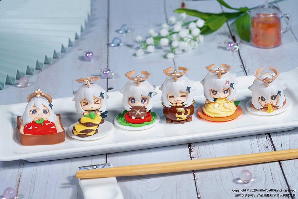 Genshin Impact Mascot Figure Collection Paimon is NOT EMERGENCY FOOD! Boxed Set of 6 Figures Gallery Image 15