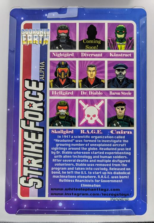 Strike Force Alpha Dr. Diablo 1/18th Scale Action Figure
