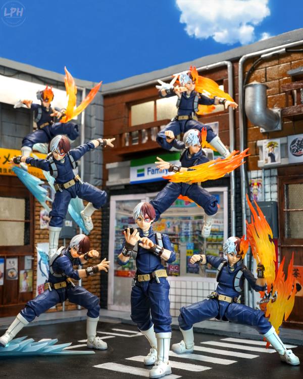 My Hero Academia Amazing Yamaguchi Revoltech No.026 Shoto Todoroki Action Figure Gallery Image 3