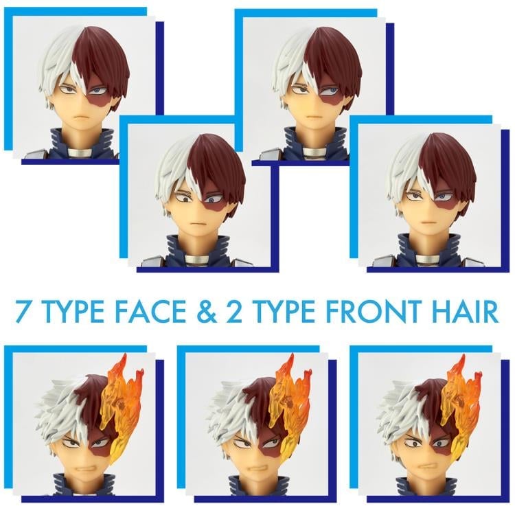 My Hero Academia Amazing Yamaguchi Revoltech No.026 Shoto Todoroki Action Figure Gallery Image 14