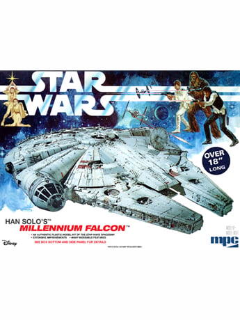 Star Wars: A New Hope Han Solo's Millennium Falcon 1/72 Scale Model Kit Gallery Image 2