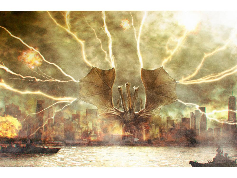 Godzilla: King of the Monsters S.H.MonsterArts King Ghidorah (Special Color Version) Gallery Image 9
