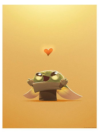 The Mandalorian Adorable Asset Limited Edition Giclee Gallery Image 2