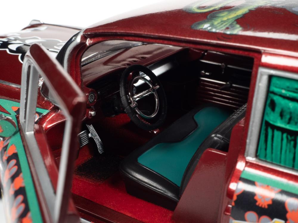 Rat Fink Cadillac Eldorado Hearse 1/18 Scale Die-Cast Car Gallery Image 12