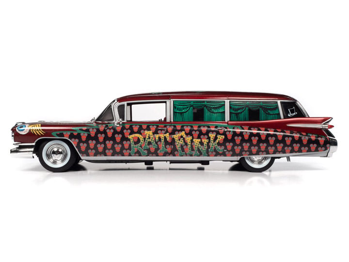 Rat Fink Cadillac Eldorado Hearse 1/18 Scale Die-Cast Car Gallery Image 1