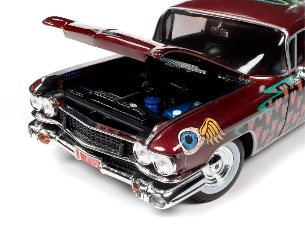 Rat Fink Cadillac Eldorado Hearse 1/18 Scale Die-Cast Car Gallery Image 10