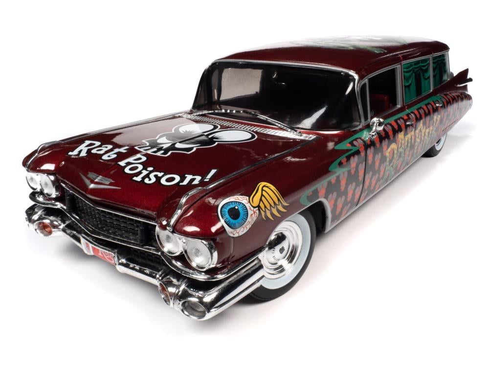 Rat Fink Cadillac Eldorado Hearse 1/18 Scale Die-Cast Car Gallery Image 5