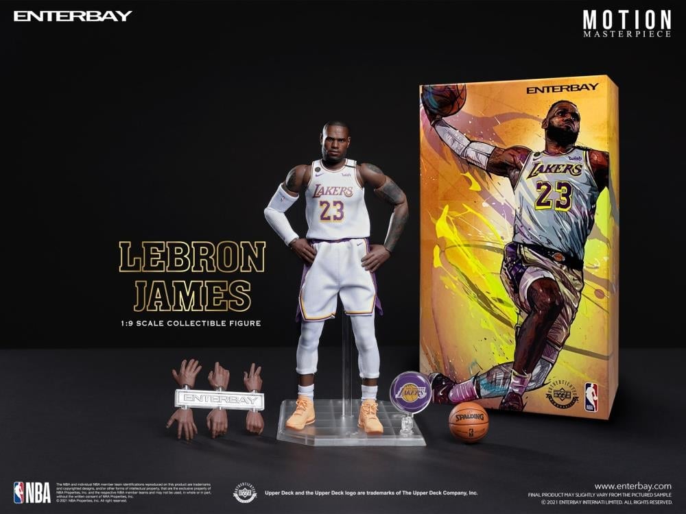 James 1/9 モーションマスターピース NBA レブロン・ジェームズ NBA Motion Masterpiece LeBron James (White Jersey) 1/9 Scale