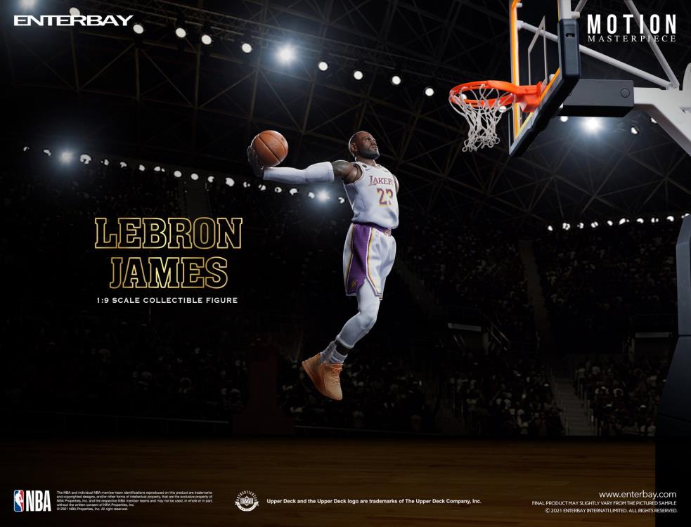 James 1/9 モーションマスターピース NBA レブロン・ジェームズ NBA x Enterbay Lebron James Motion Masterpiece 1/9 Scale Figure white