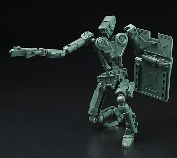 Robox Basic (Military Green) 1/12 Scale Figure Gallery Image 6