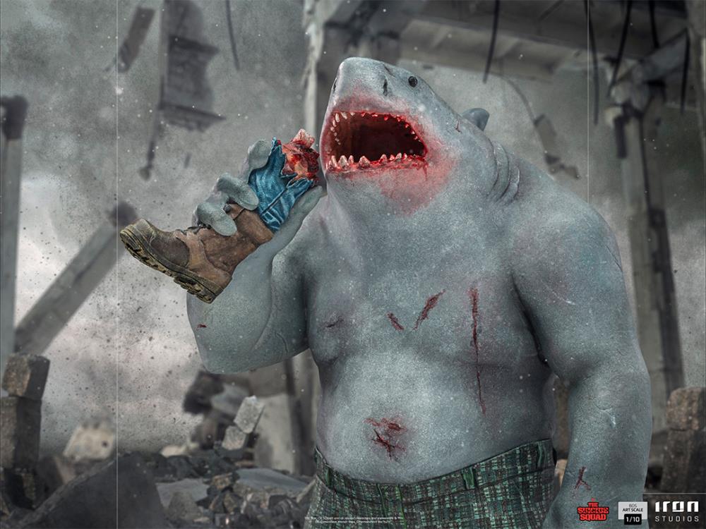 The Suicide Squad Battle Diorama Series King Shark 1/10 Art Scale Limited Edition Statue Gallery Image 14