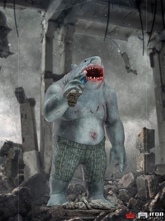 The Suicide Squad Battle Diorama Series King Shark 1/10 Art Scale Limited Edition Statue Gallery Image 13