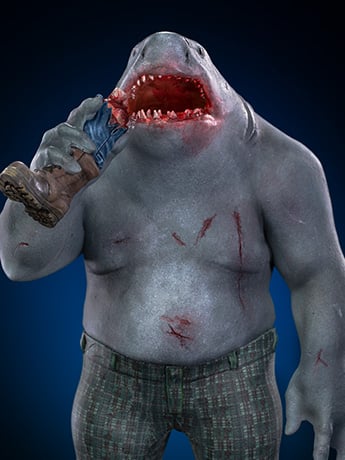 The Suicide Squad Battle Diorama Series King Shark 1/10 Art Scale Limited Edition Statue Gallery Image 2