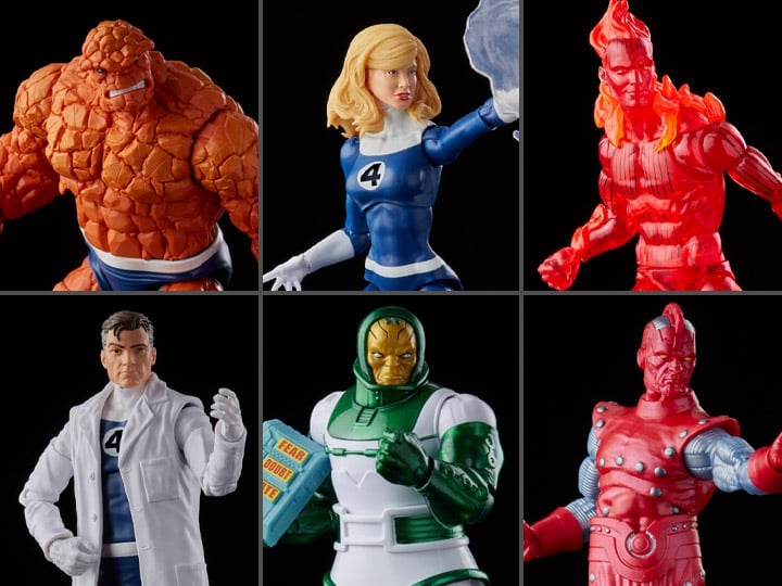 Marvel Legends Vintage Fantastic Four Figures (Set of 6)