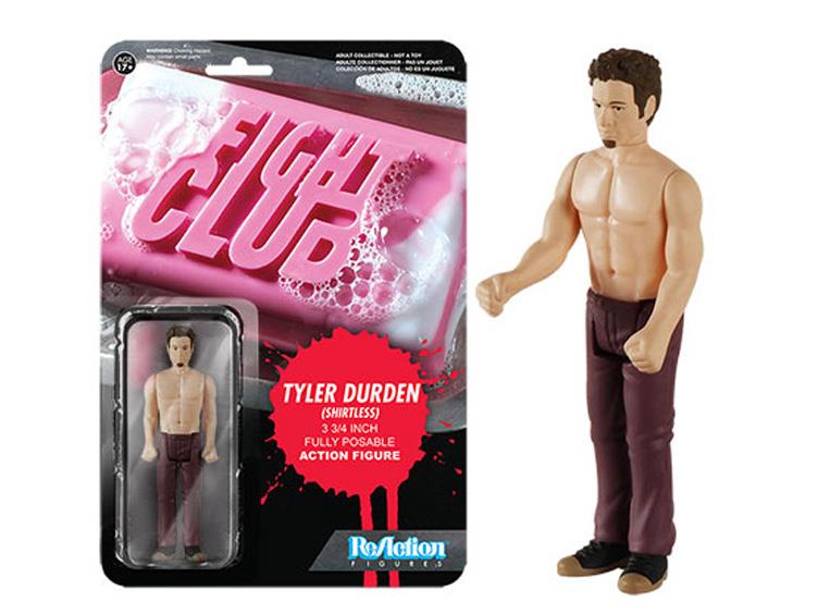 Fight Club 3.75" ReAction Retro Action Figure - Tyler Durden Shirtless Gallery Image 1