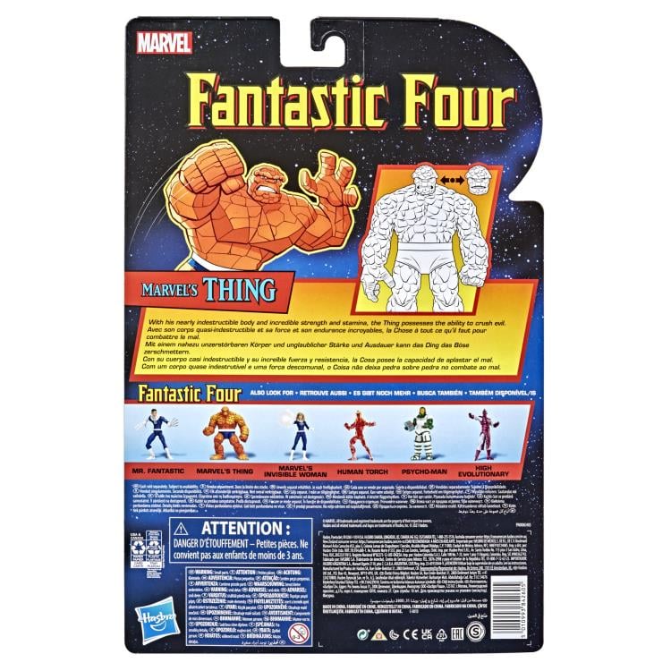 Fantastic Four Marvel Legends Retro Collection Marvel's Thing Action Figure Gallery Image 10