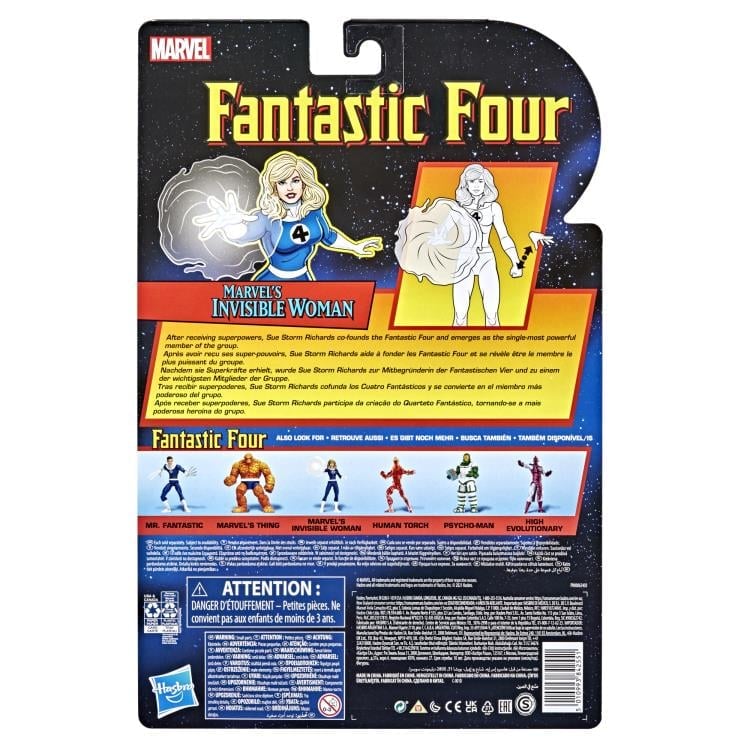Fantastic Four Marvel Legends Retro Collection Marvel's Invisible Woman Action Figure Gallery Image 9