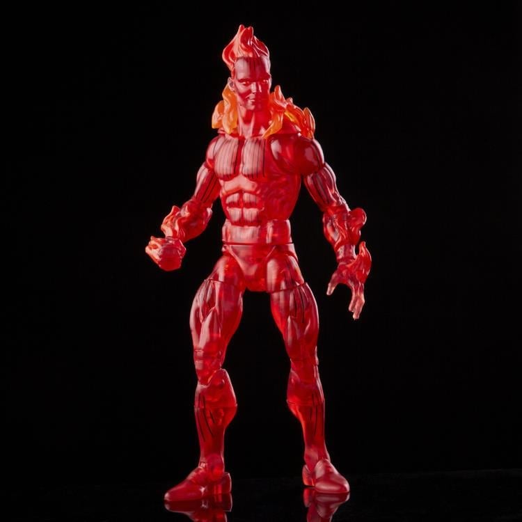 Fantastic Four Marvel Legends Retro Collection Human Torch Action Figure Gallery Image 3