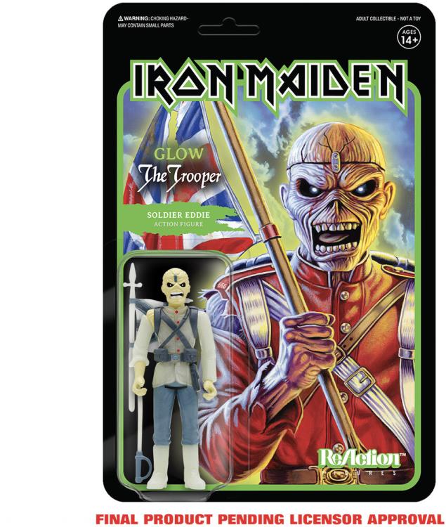 Iron Maiden The Trooper ReAction Eddie (Glow-in-the-Dark) Figure Gallery Image 5
