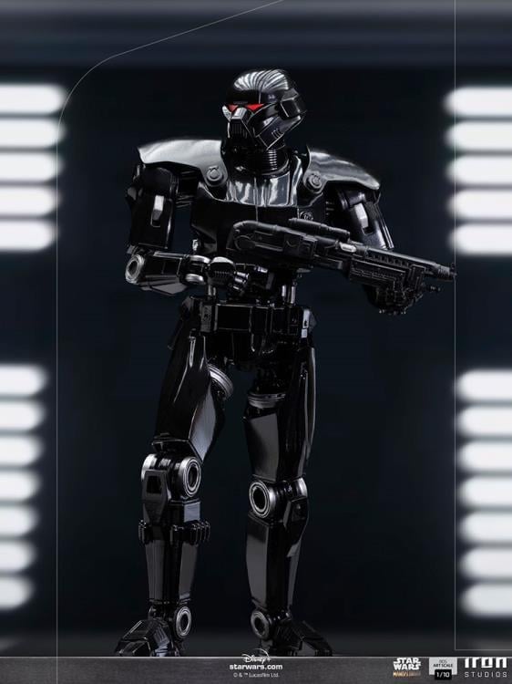 The Mandalorian Battle Diorama Series Dark Trooper 1/10 Art Scale Limited Edition Statue Gallery Image 14