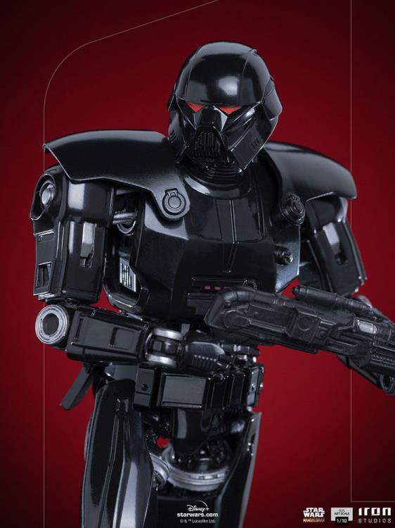 The Mandalorian Battle Diorama Series Dark Trooper 1/10 Art Scale Limited Edition Statue Gallery Image 9