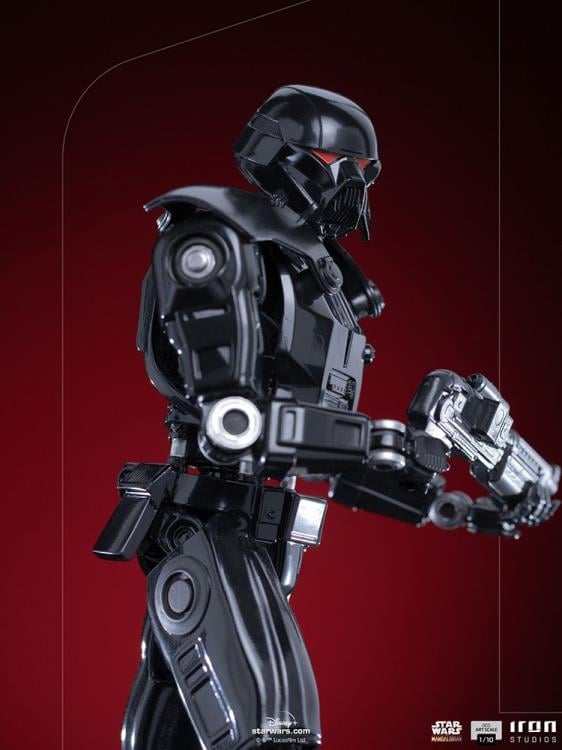 The Mandalorian Battle Diorama Series Dark Trooper 1/10 Art Scale Limited Edition Statue Gallery Image 11