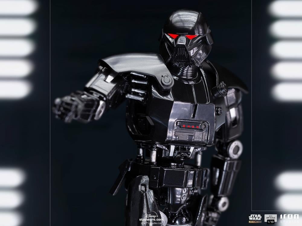 The Mandalorian Battle Diorama Series Dark Trooper 1/10 Art Scale Limited Edition Statue Gallery Image 15