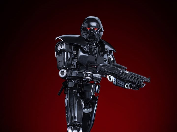 The Mandalorian Battle Diorama Series Dark Trooper 1/10 Art Scale Limited Edition Statue Gallery Image 1