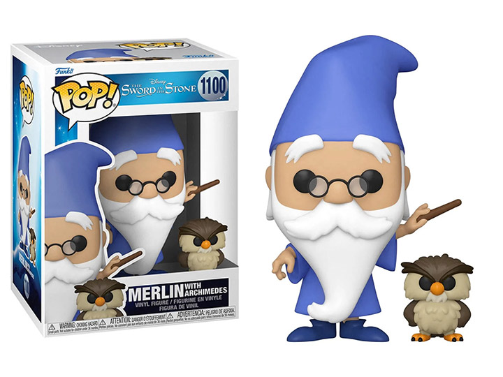 Pop! Disney: The Sword in the Stone - Merlin with Archimedes Gallery Image 1