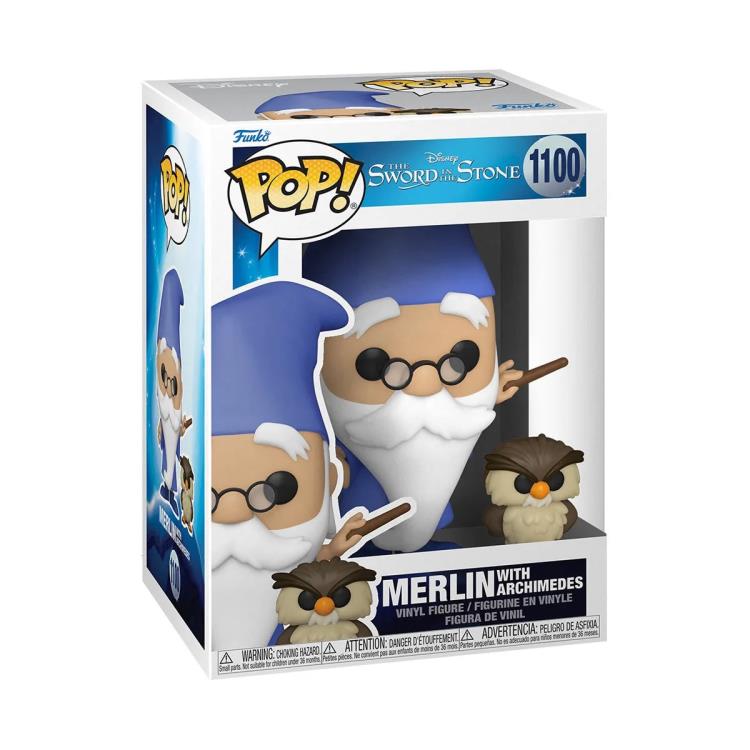 Pop! Disney: The Sword in the Stone - Merlin with Archimedes Gallery Image 4