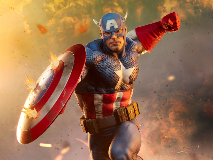 Marvel Premium Format Captain America Gallery Image 1