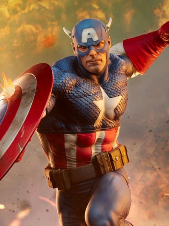 Marvel Premium Format Captain America Gallery Image 2