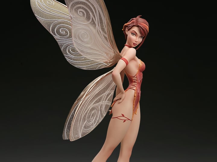 Fairytale Fantasies Collection Tinkerbell (Fall Ver.) Statue Gallery Image 1