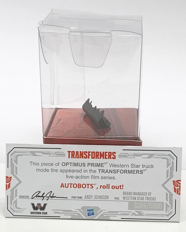 Transformers Film Series Prop Optimus Prime Truck Mode Tire Piece Gallery Image 3