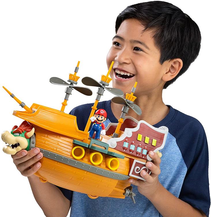 Super Mario 2.5" Bowser's Ship Deluxe Playset Gallery Image 12
