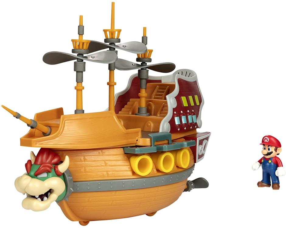 Super Mario 2.5" Bowser's Ship Deluxe Playset Gallery Image 3