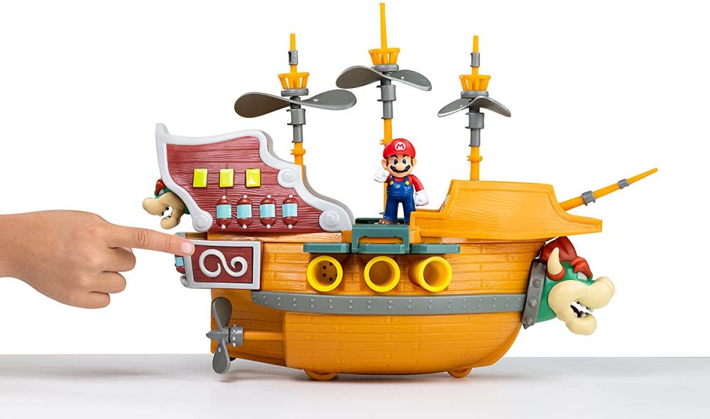 Super Mario 2.5" Bowser's Ship Deluxe Playset Gallery Image 9
