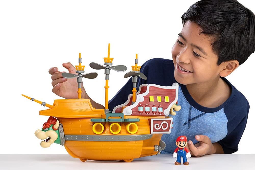 Super Mario 2.5" Bowser's Ship Deluxe Playset Gallery Image 11