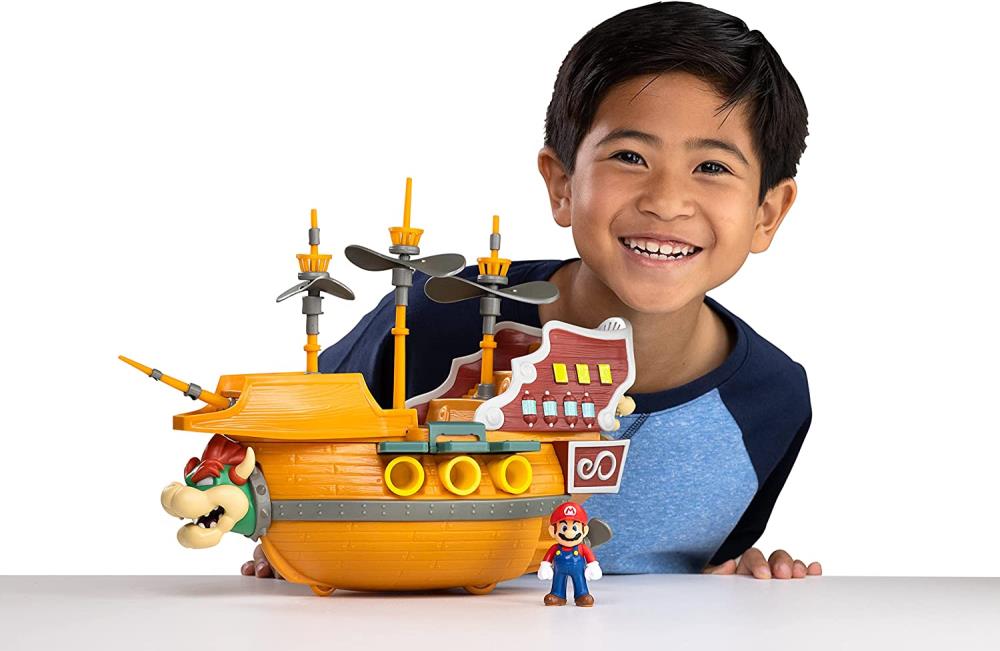 Super Mario 2.5" Bowser's Ship Deluxe Playset Gallery Image 8