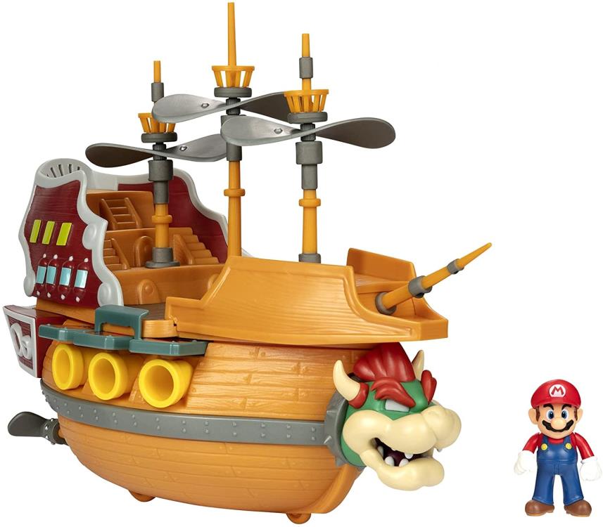 Super Mario 2.5" Bowser's Ship Deluxe Playset Gallery Image 5