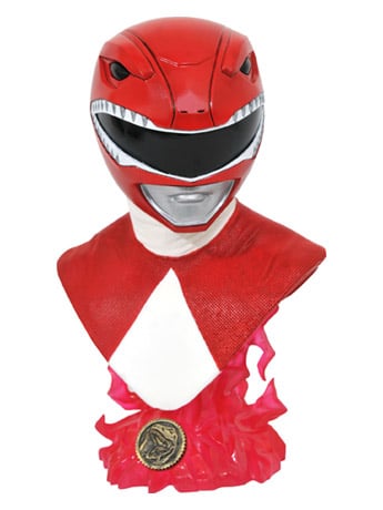 Mighty Morphin Power Rangers Legends in 3D Red Ranger 1/2 Scale NYCC 2021 Exclusive Bust Gallery Image 2