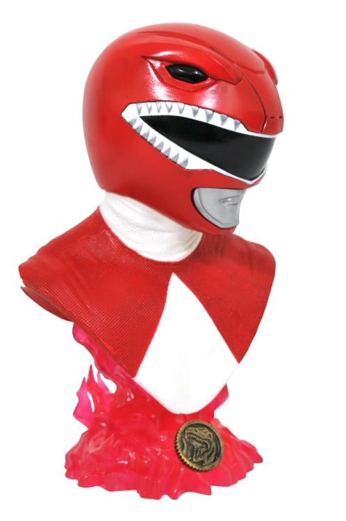 Mighty Morphin Power Rangers Legends in 3D Red Ranger 1/2 Scale NYCC 2021 Exclusive Bust Gallery Image 4